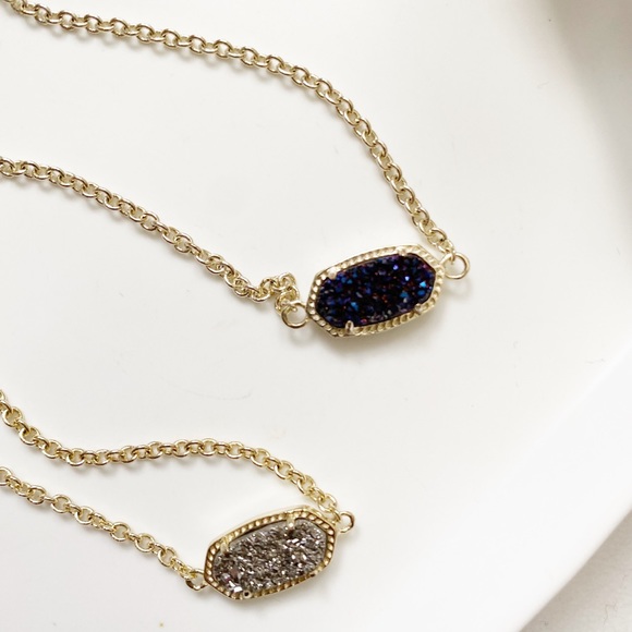 Kendra Scott Elaina multi and silver drusy gold bracelets - Picture 4 of 4